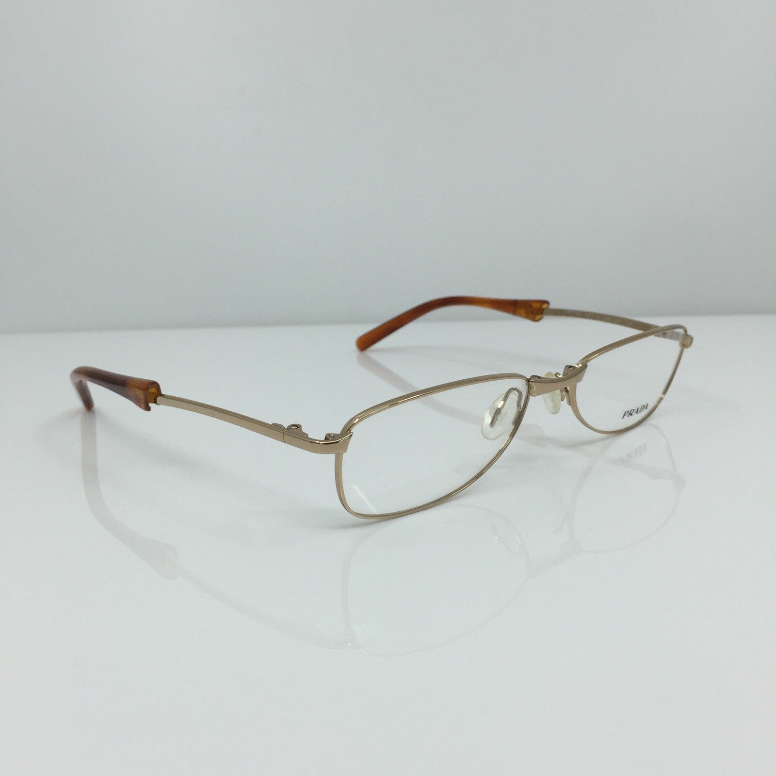 Vintage Prada VPR 76C Gold Eyeglasses - Super Vision Optical