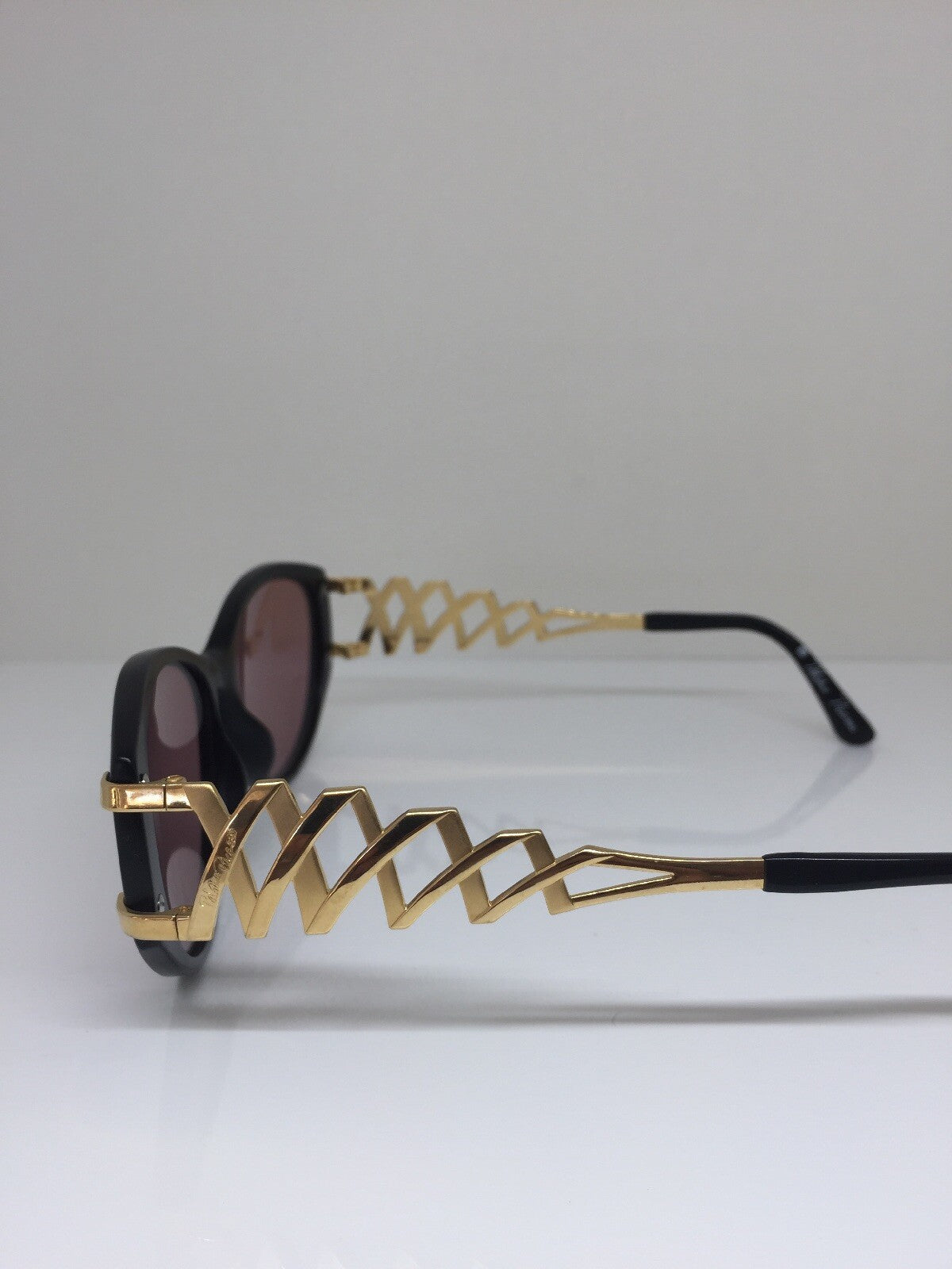 Vintage Paloma Picasso PALOMA PICCASO 3812 Black Sunglasses - Super Vision Optical