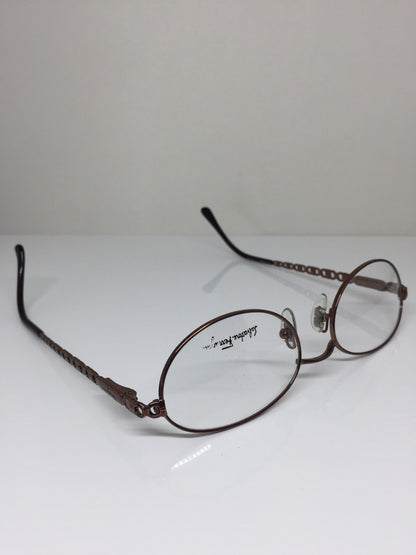 Vintage Salvatore Ferragamo SF 1533 Brown Eyeglasses - Super Vision Optical