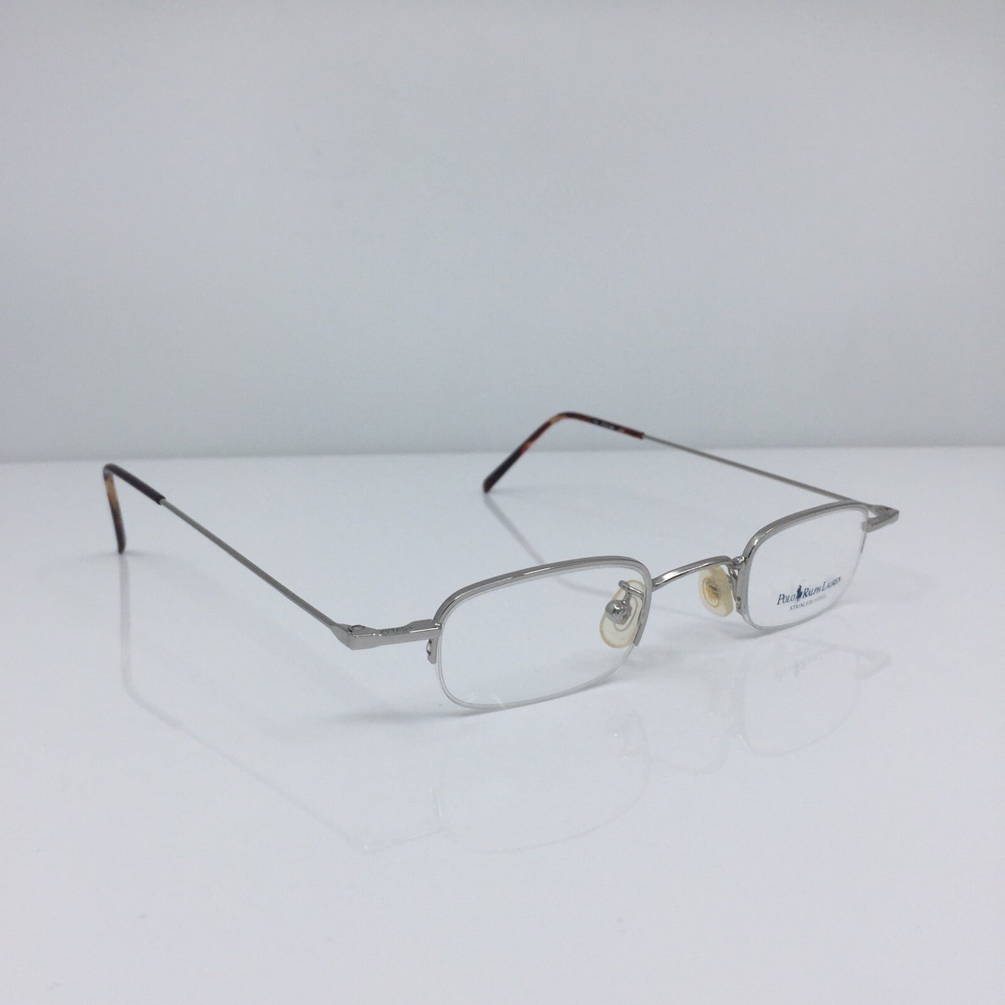 Vintage Polo Ralph Lauren POLO 388 Silver Eyeglasses - Super Vision Optical