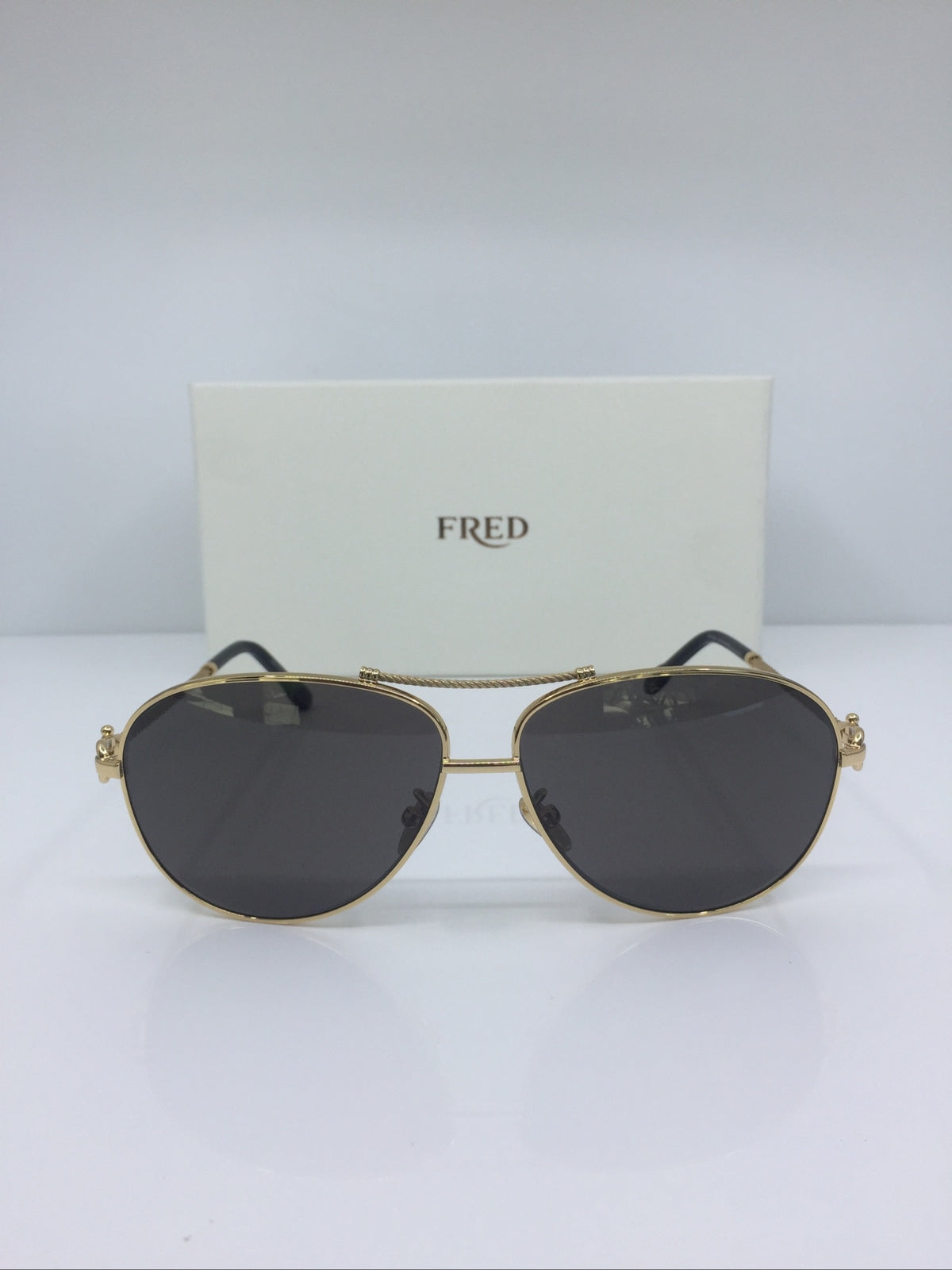 Vintage Fred Lunettes FG 40001 U Gold Sunglasses - Super Vision Optical