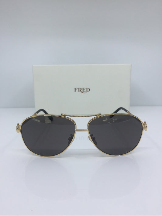Vintage Fred Lunettes FG 40001 U Gold Sunglasses - Super Vision Optical