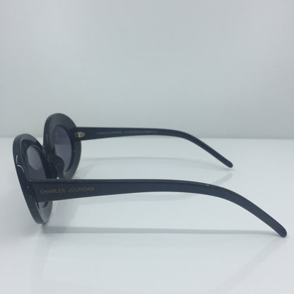 Vintage Charles Jourdan Charles Jourdan CJ 9524 Tijuana Black Sunglasses - Super Vision Optical