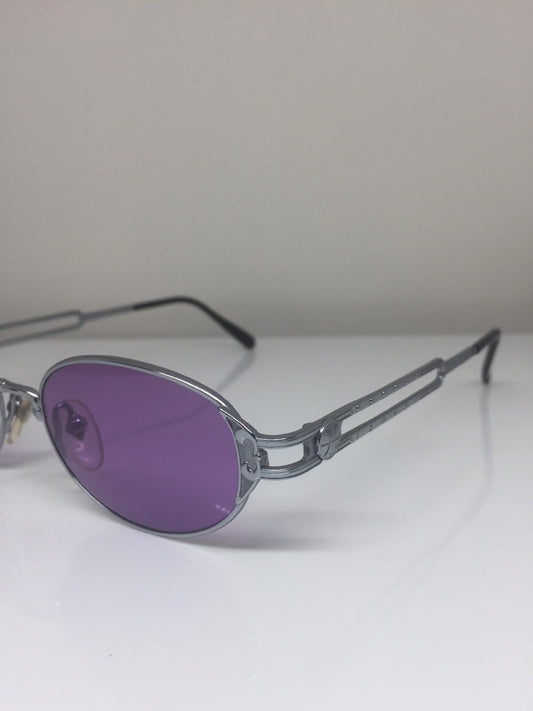 Vintage Jean Paul Gaultier JPG 58-5103 Silver Sunglasses - Super Vision Optical