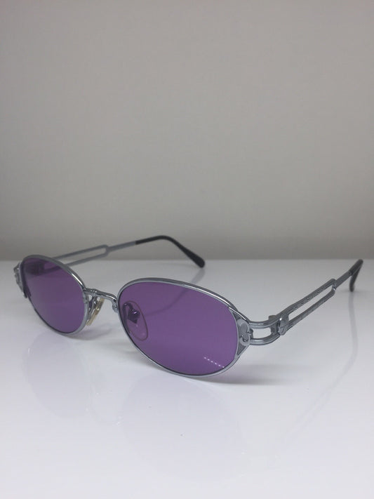 Vintage Jean Paul Gaultier JPG 58-5103 Silver Sunglasses - Super Vision Optical