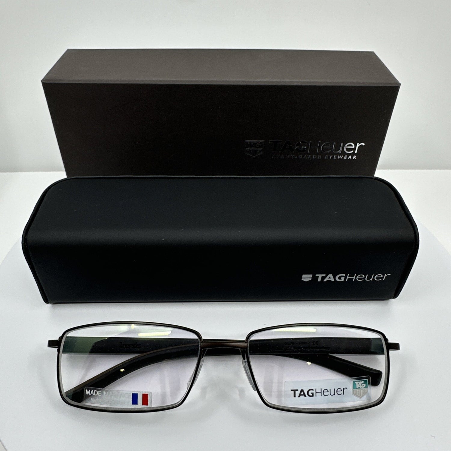 Vintage Tag Heuer TH 8005 Brown Eyeglasses - Super Vision Optical