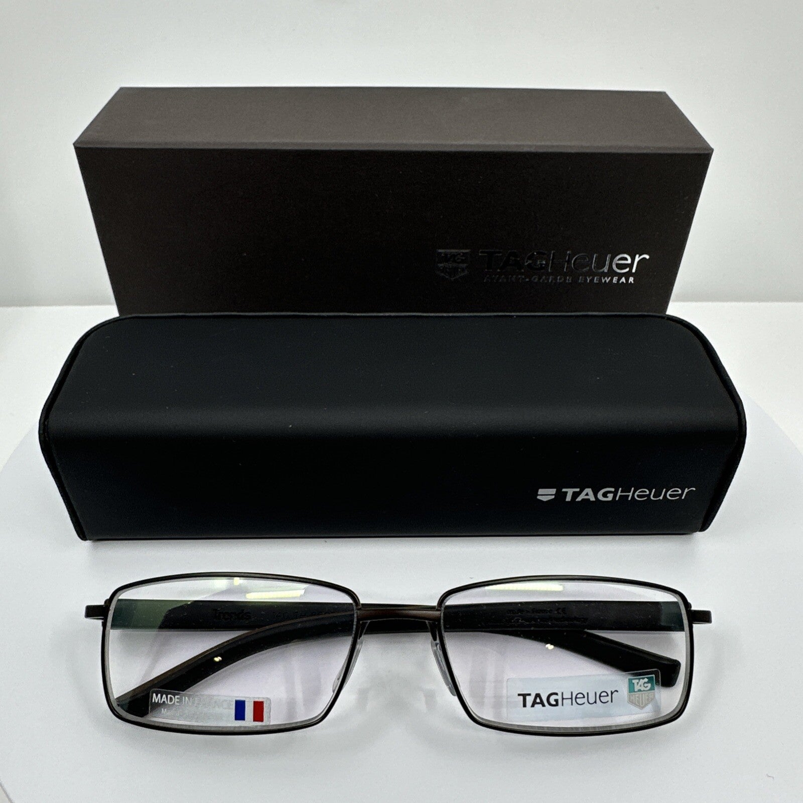Vintage Tag Heuer TH 8005 Brown Eyeglasses - Super Vision Optical