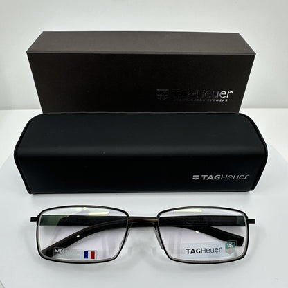 Vintage Tag Heuer TH 8005 Brown Eyeglasses - Super Vision Optical