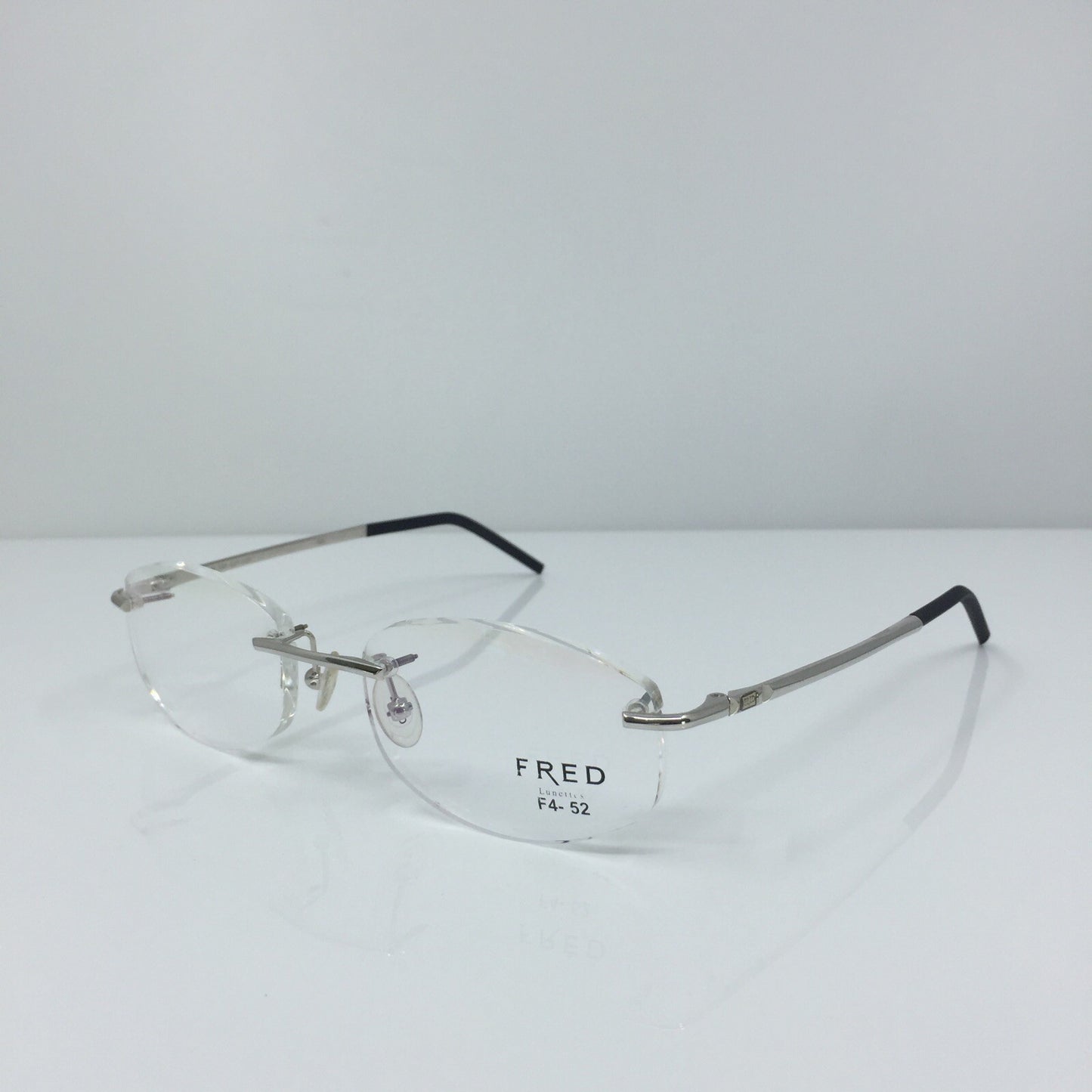 Vintage Fred Lunettes CUT 008 F4 Silver Eyeglasses - Super Vision Optical