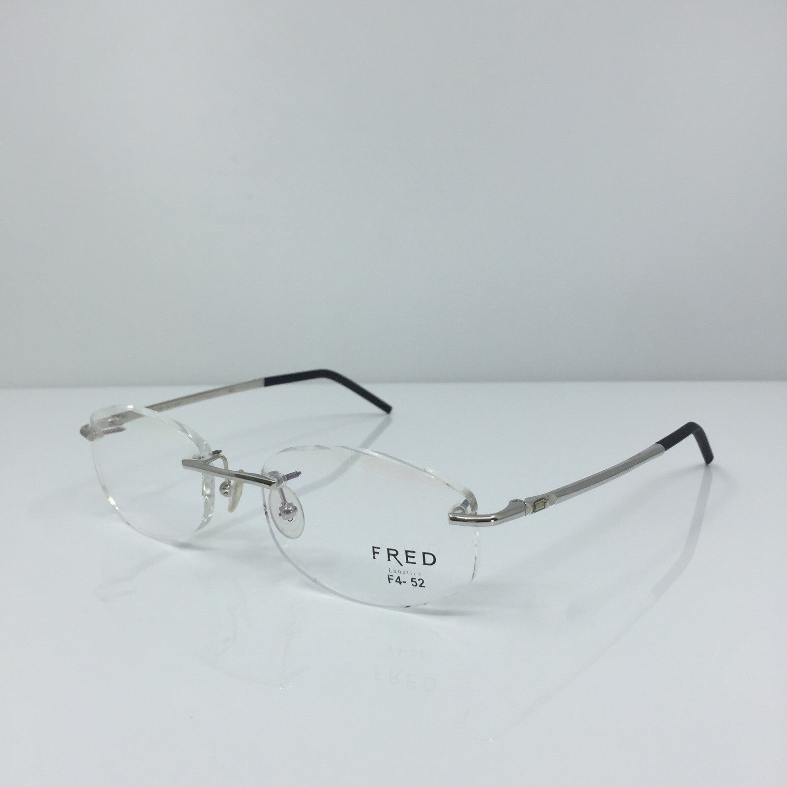 Vintage Fred Lunettes CUT 008 F4 Silver Eyeglasses - Super Vision Optical