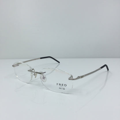 Vintage Fred Lunettes CUT 008 F4 Silver Eyeglasses - Super Vision Optical