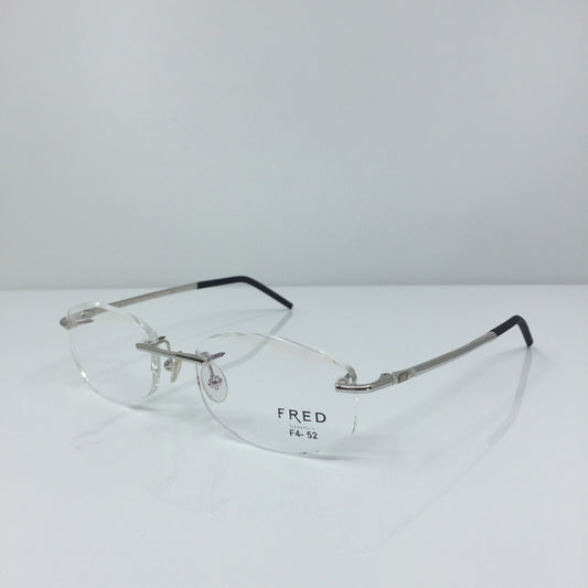 Vintage Fred Lunettes CUT 008 F4 Silver Eyeglasses - Super Vision Optical