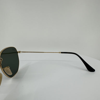Vintage Ray-Ban RB3548N 001 51-21 Gold Sunglasses - Super Vision Optical