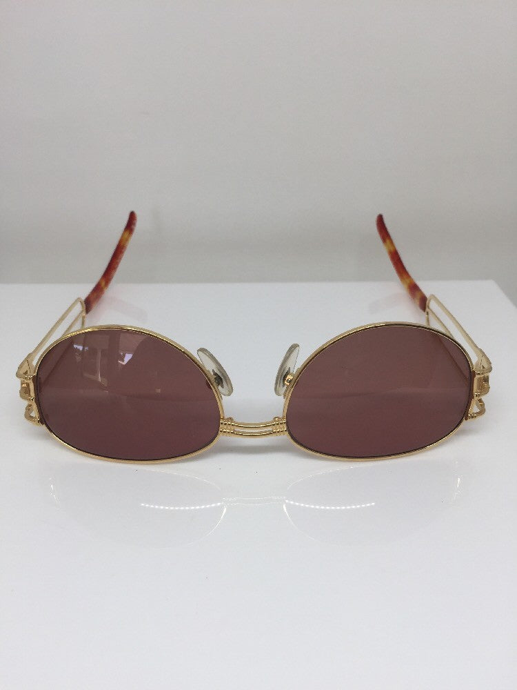 Vintage Jean Paul Gaultier JPG 58-5108 Gold Sunglasses - Super Vision Optical