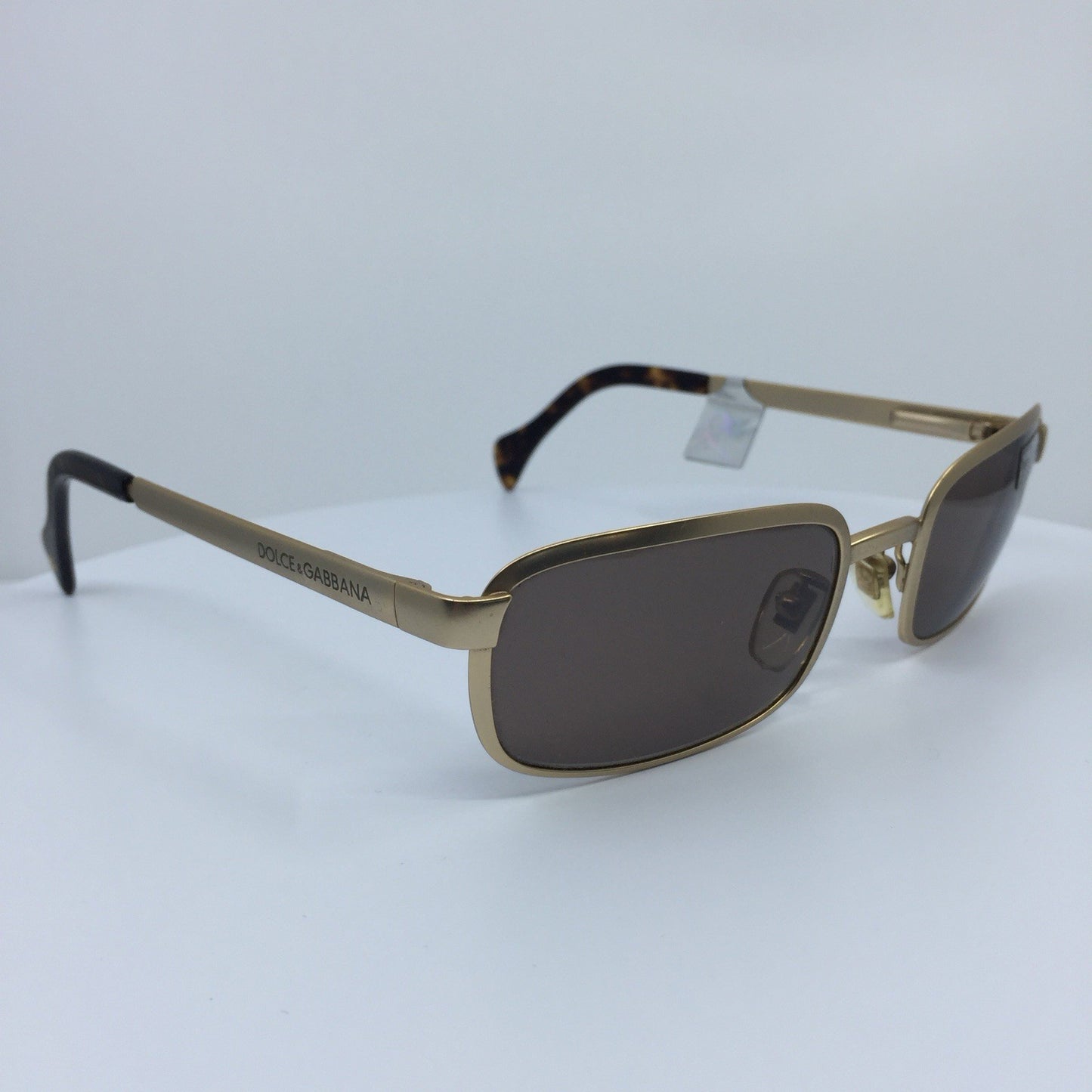 Vintage Dolce & Gabbana DG 320/S Gold Sunglasses - Super Vision Optical