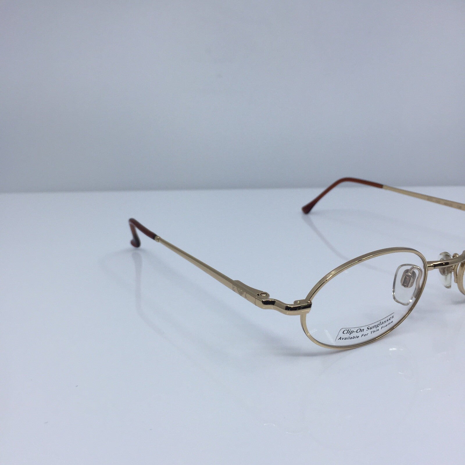 Vintage Emporio Armani EA 077 Gold Eyeglasses - Super Vision Optical