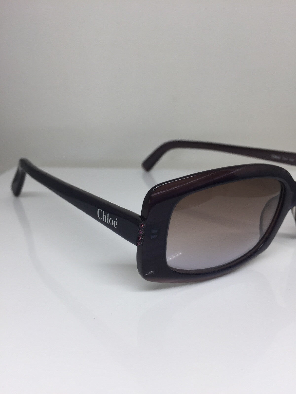 Vintage Chloé Chle 53 Sunglasses Purple Sunglasses - Super Vision Optical