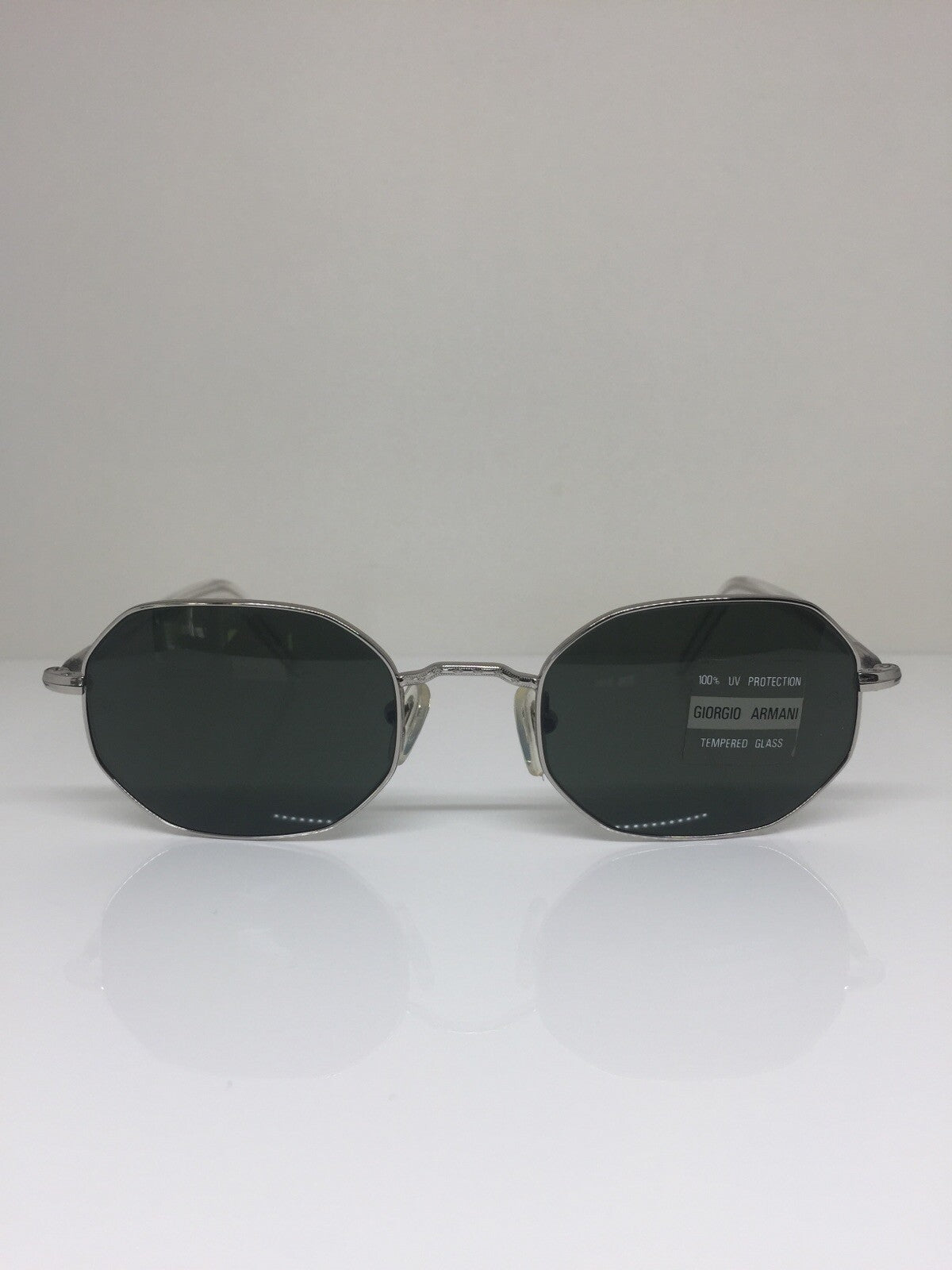 Vintage Giorgio Armani GA 664 Silver Sunglasses - Super Vision Optical