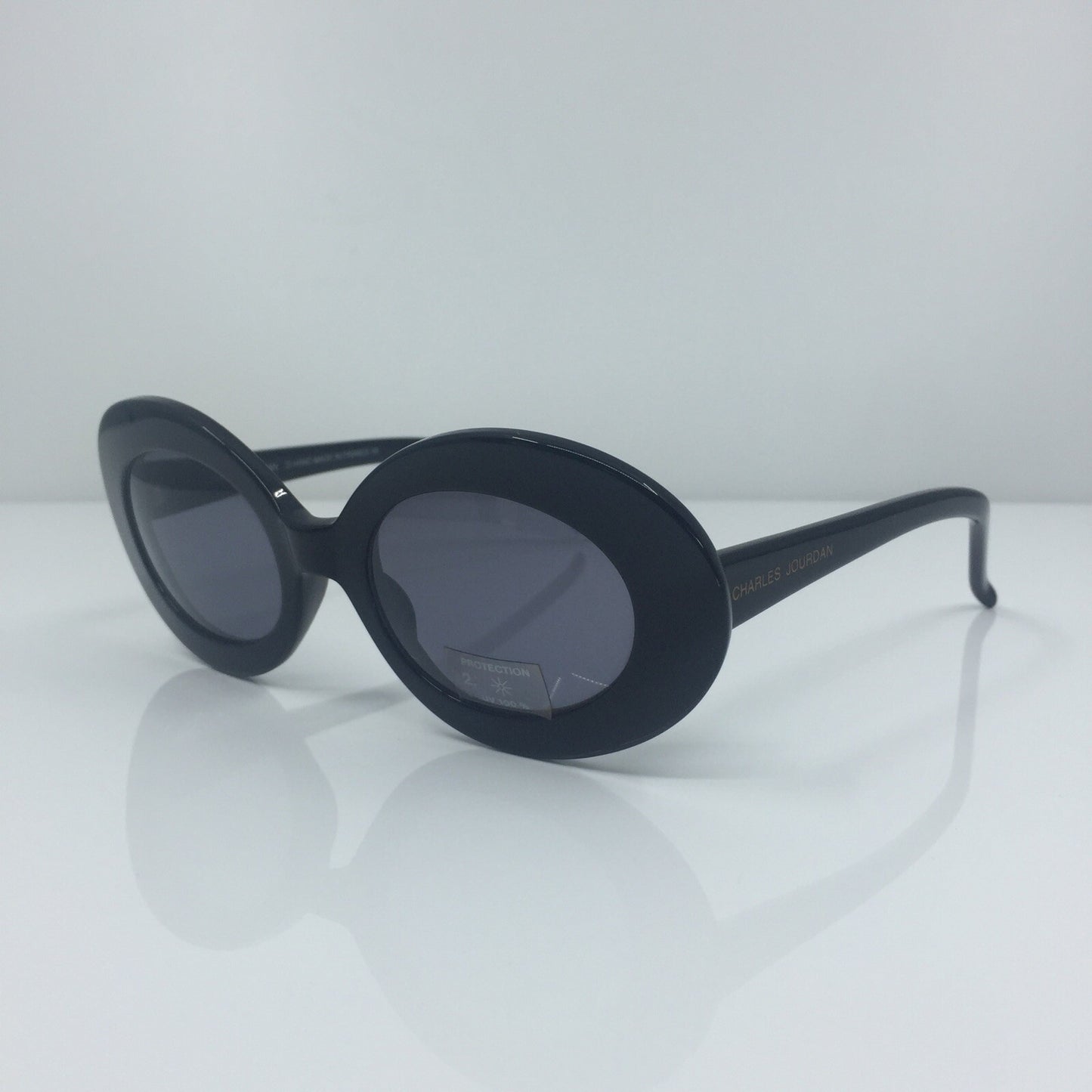 Vintage Charles Jourdan Charles Jourdan CJ 9524 Tijuana Black Sunglasses - Super Vision Optical