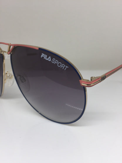 Vintage Fila Sport FILA 8802 Gold Sunglasses - Super Vision Optical