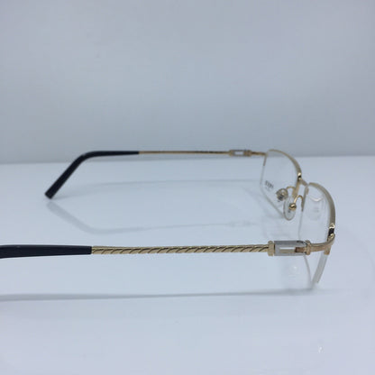 Vintage Fred Lunettes Samoa N2 Opitque Gold Eyeglasses - Super Vision Optical