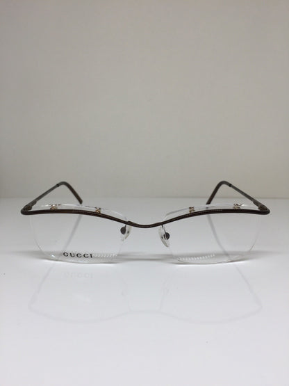 Vintage Gucci GG 1654 Brown Eyeglasses - Super Vision Optical