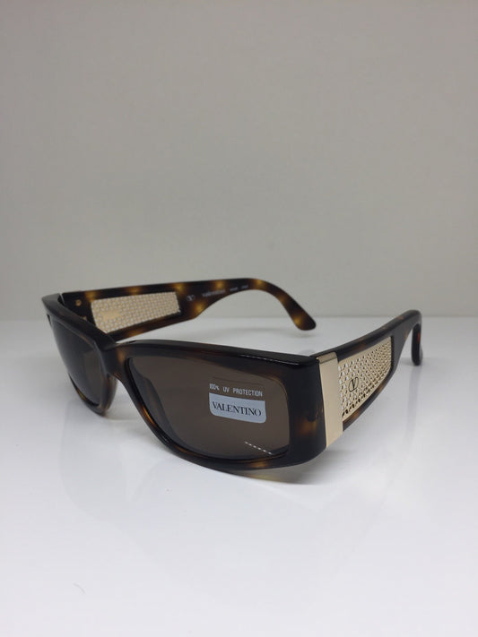 Vintage Valentino VALENTINO V 605 Gold Sunglasses - Super Vision Optical