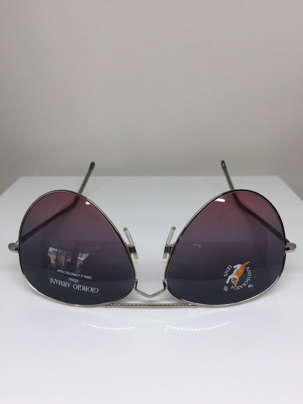 Vintage Giorgio Armani GA 615 S Silver Sunglasses - Super Vision Optical
