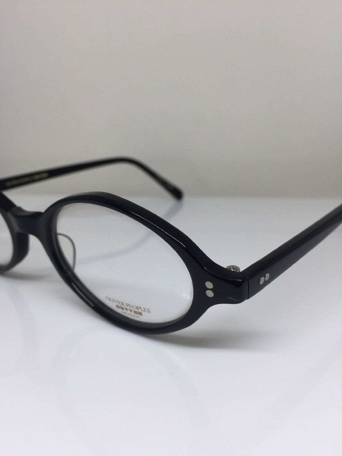 Vintage Oliver Peoples OP Joplin Black Eyeglasses - Super Vision Optical