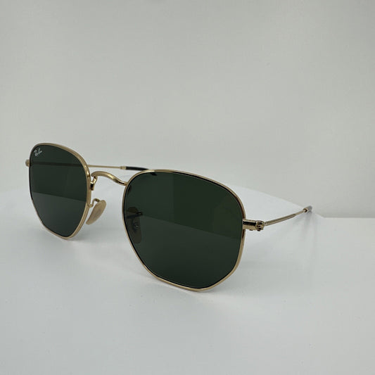 Vintage Ray-Ban RB3548N 001 51-21 Gold Sunglasses - Super Vision Optical
