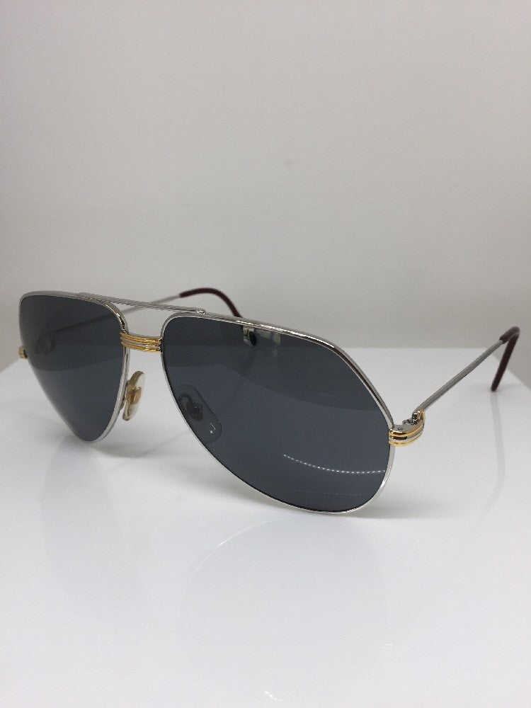 Vintage Cartier T8100067 Gold Sunglasses - Super Vision Optical