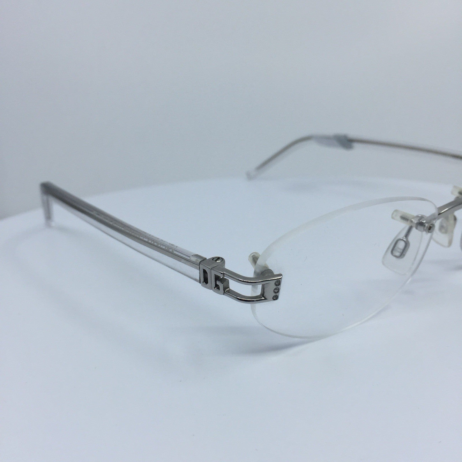 Vintage Dolce & Gabbana DG 460 Silver Eyeglasses - Super Vision Optical