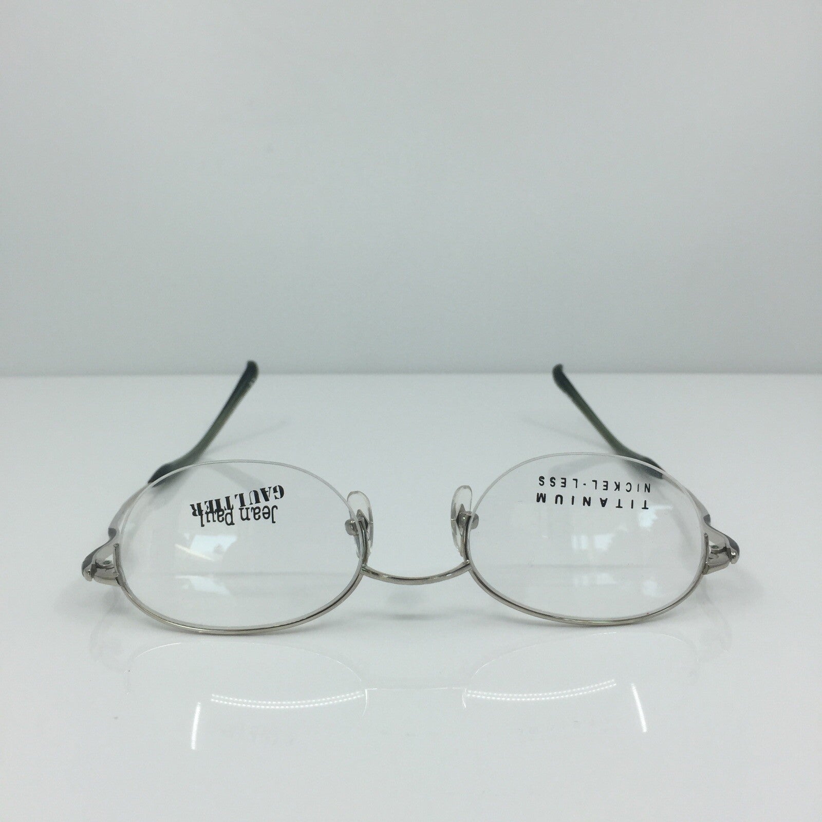Vintage Jean Paul Gaultier JPG 55-0031 Silver Eyeglasses - Super Vision Optical
