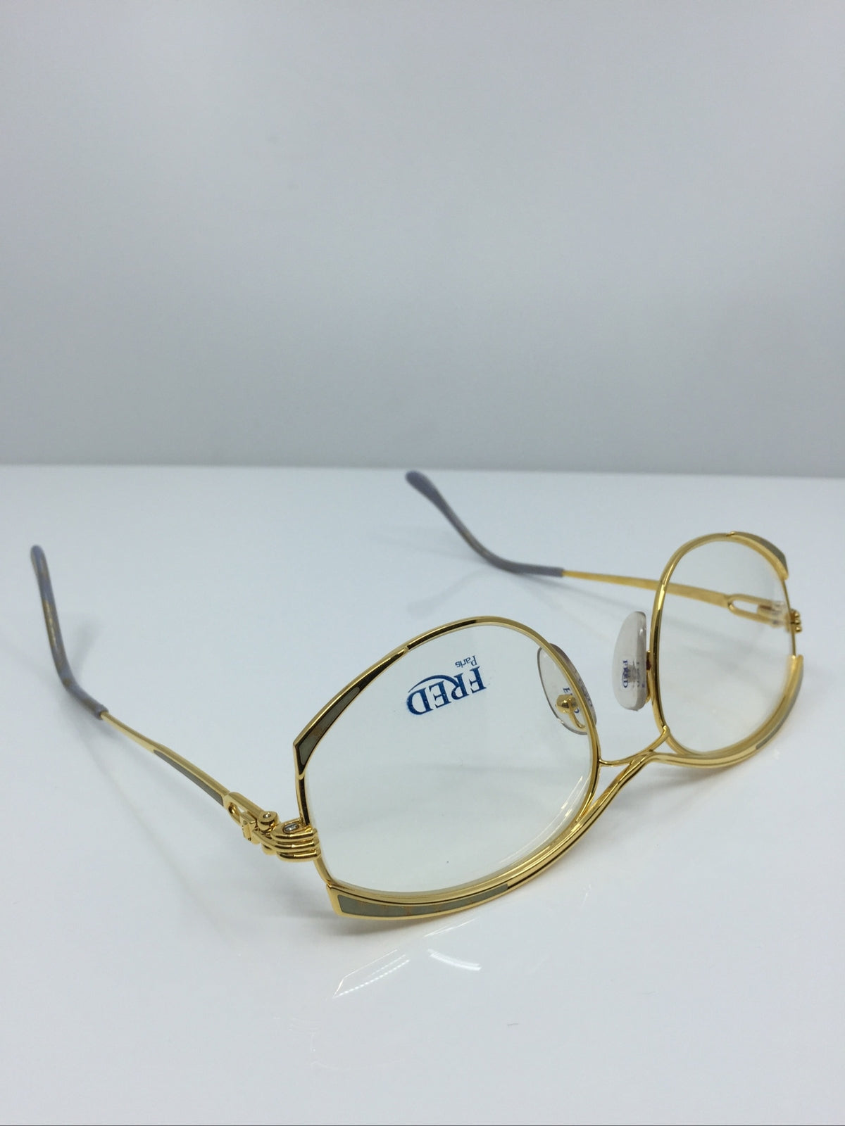 Vintage FRED Lunettes Paris Joyau Gold Eyeglasses - Super Vision Optical