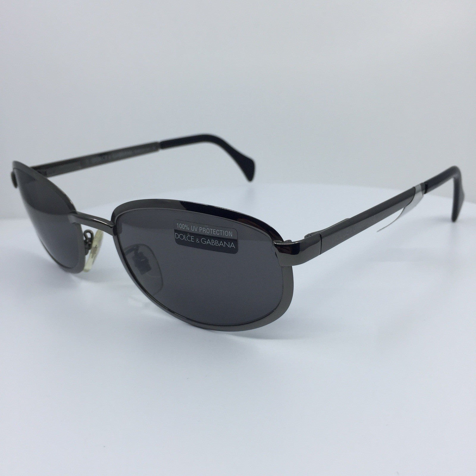 Vintage Dolce & Gabbana DG 102 Gunmetal Sunglasses - Super Vision Optical