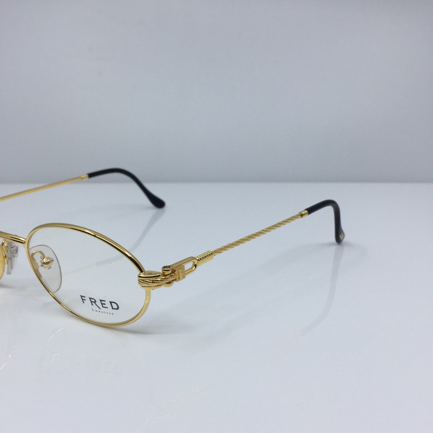 Vintage Fred Lunettes Ketch Gold Eyeglasses - Super Vision Optical