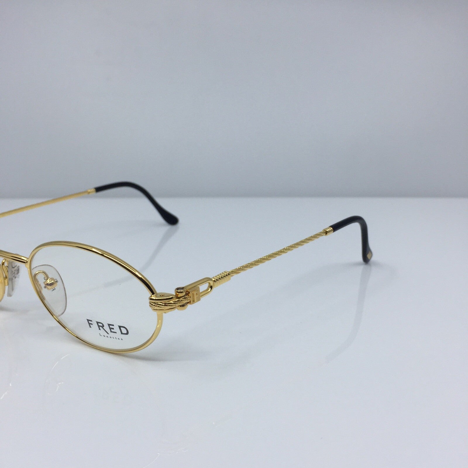 Vintage Fred Lunettes Ketch Gold Eyeglasses - Super Vision Optical