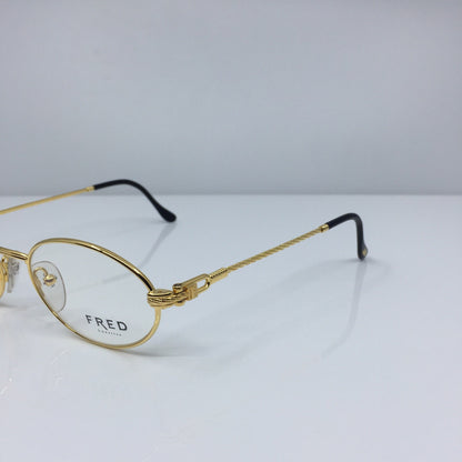 Vintage Fred Lunettes Ketch Gold Eyeglasses - Super Vision Optical