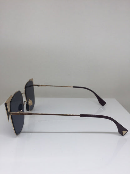 Vintage Fendi FF 0191/S Gold Sunglasses - Super Vision Optical