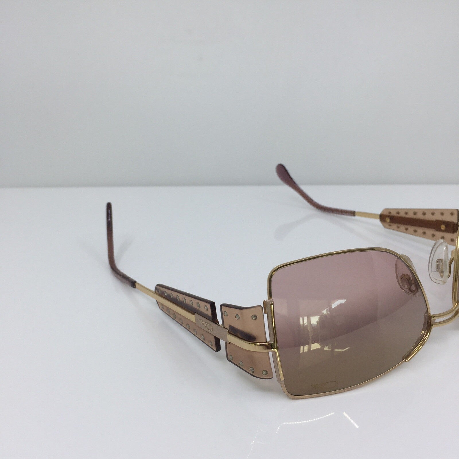Vintage Cazal MOD. 947 Gold Sunglasses - Super Vision Optical