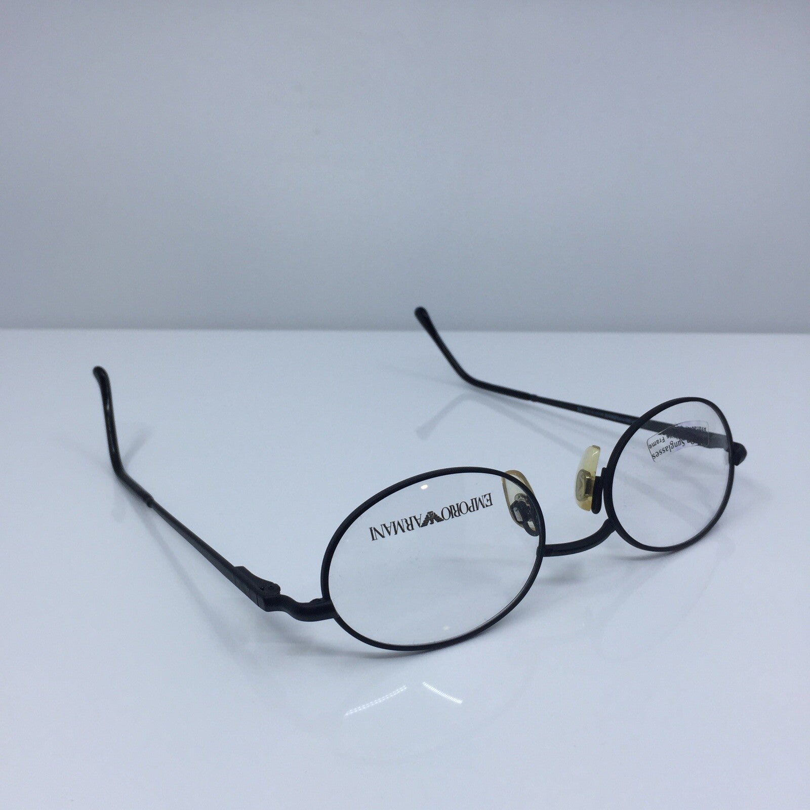 Vintage Emporio Armani EA 077 Black Eyeglasses - Super Vision Optical
