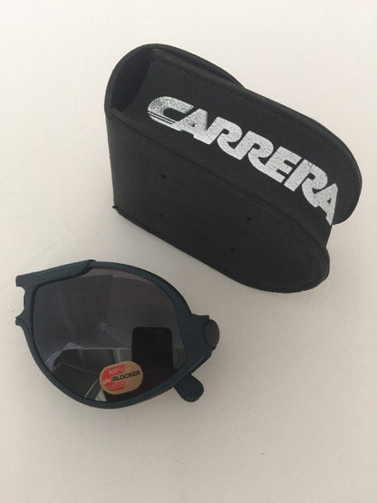 Vintage Carrera Carrera 5586 Folding Kevlar Black Sunglasses - Super Vision Optical