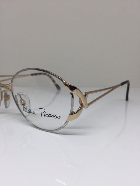 Vintage Paloma Picasso PALOMA PICASSO 3825 Gold Sunglasses - Super Vision Optical