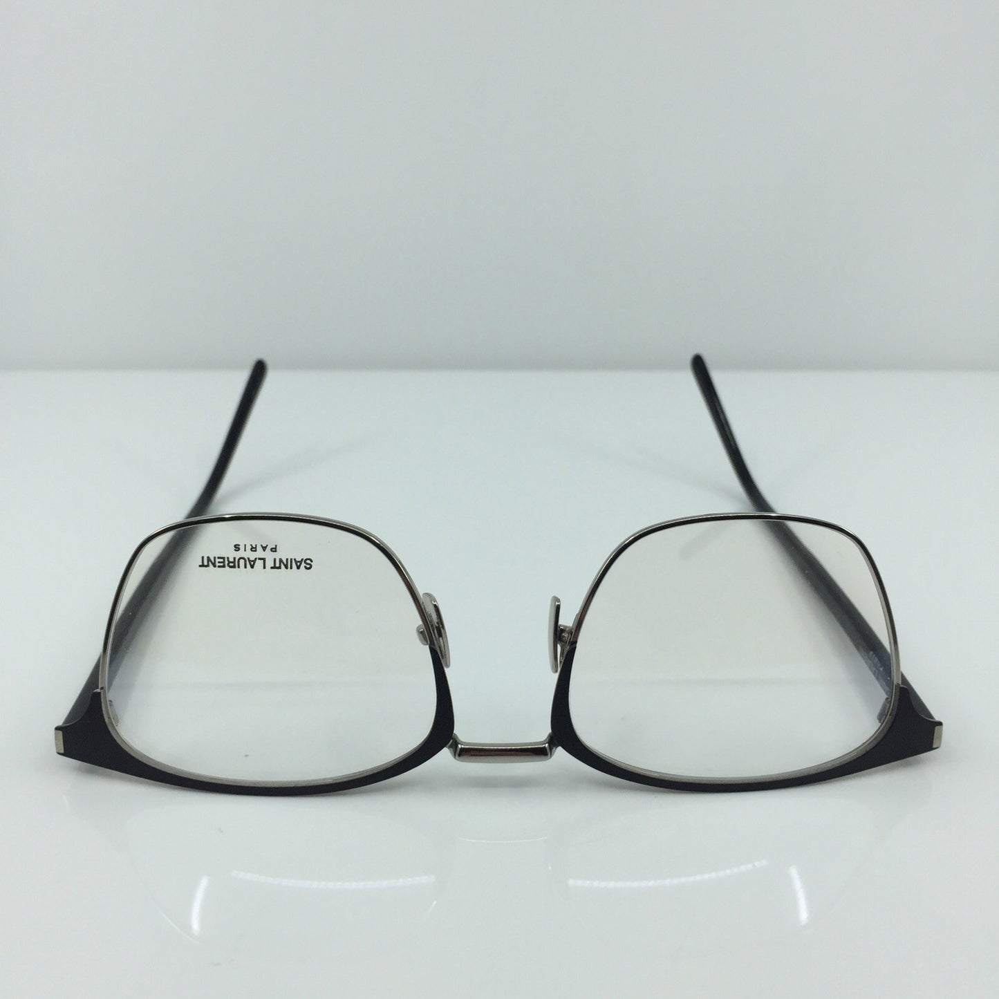 Vintage Saint Laurent SL 224 Silver Eyeglasses - Super Vision Optical