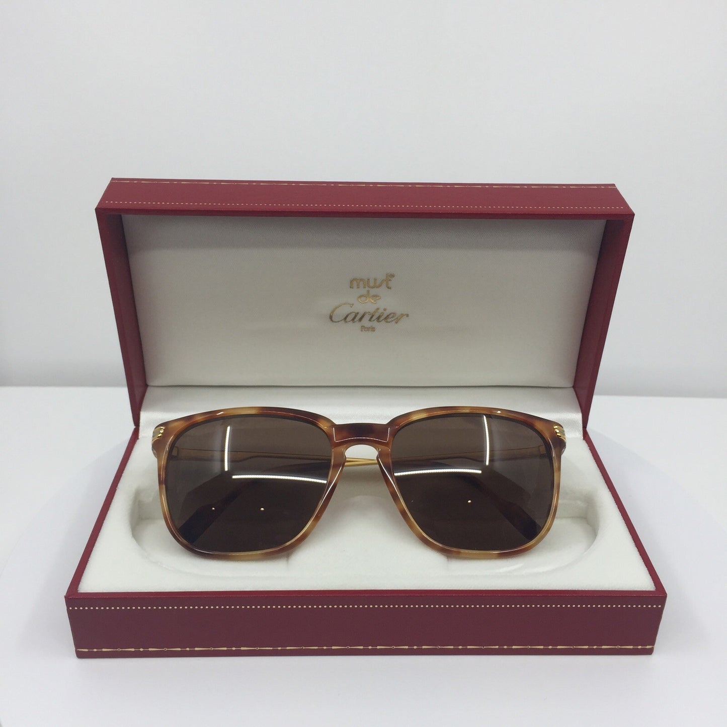 Vintage Cartier T8200155 Gold Sunglasses - Super Vision Optical