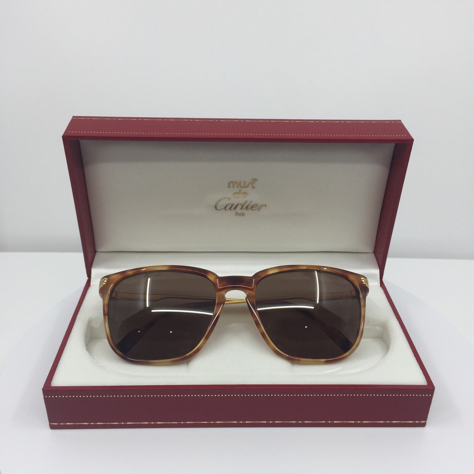 Vintage Cartier T8200155 Gold Sunglasses - Super Vision Optical