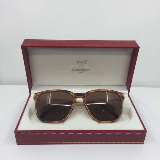 Vintage Cartier T8200155 Gold Sunglasses - Super Vision Optical