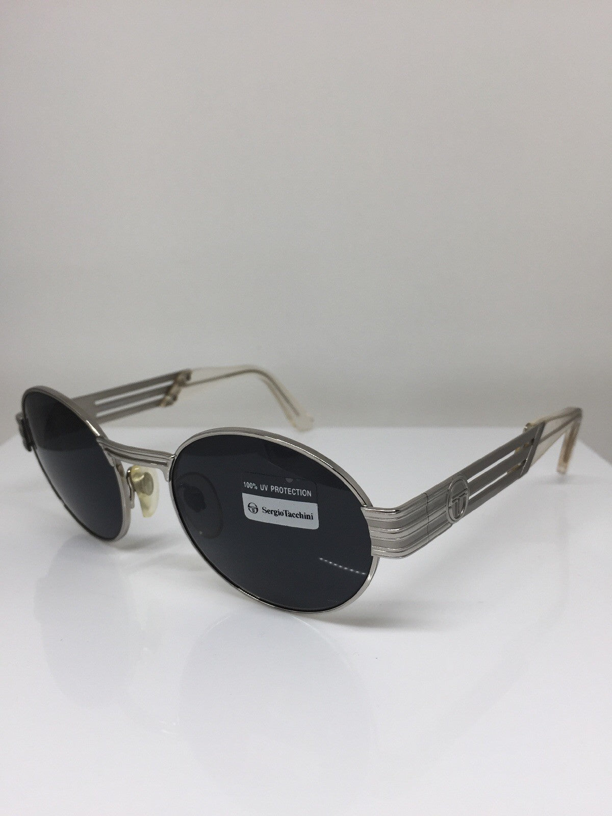 Vintage Sergio Tacchini ST 1036-S Silver Sunglasses - Super Vision Optical