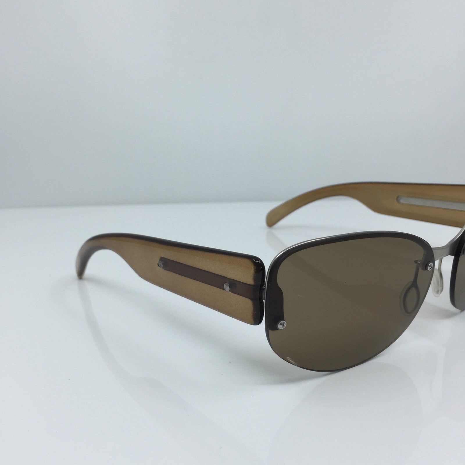 Vintage Prada SPR 59B Silver Sunglasses - Super Vision Optical