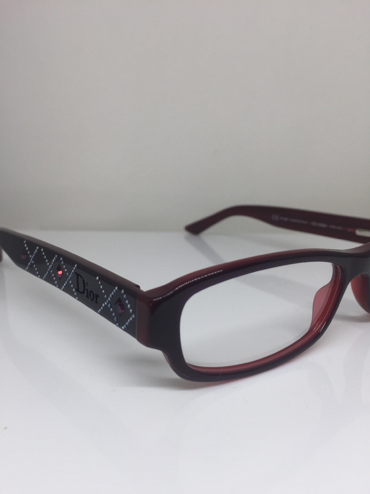 Vintage Christian Dior CD 3084 Red Eyeglasses - Super Vision Optical